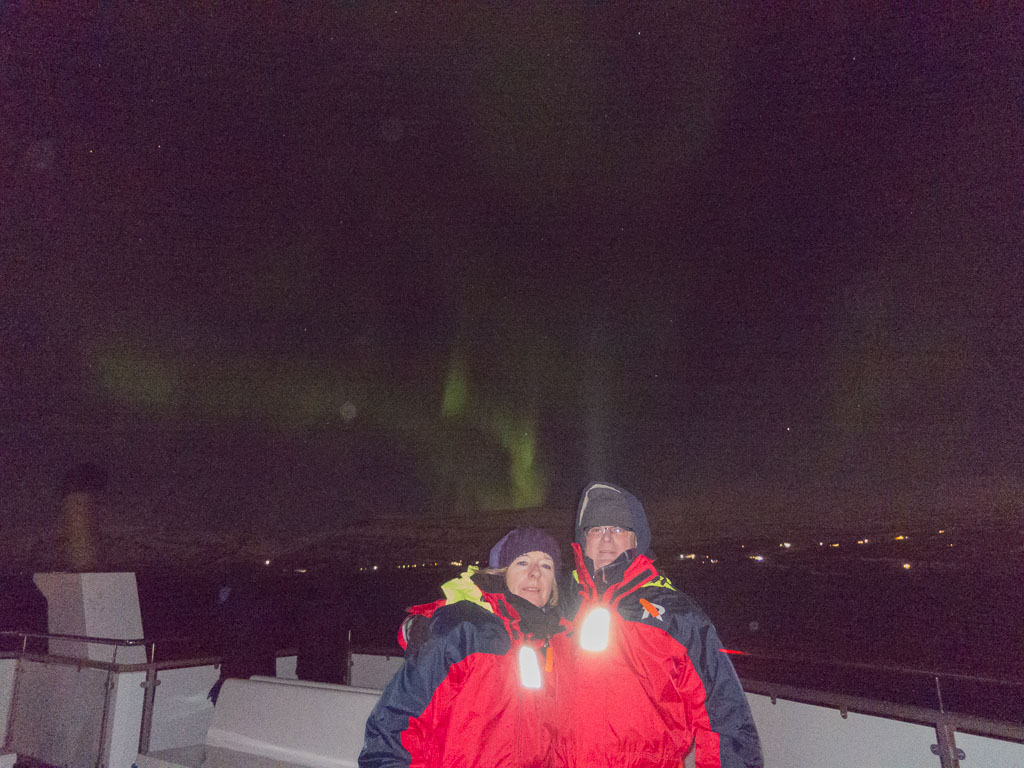 Thursday, 22 February 2018 Northern Lights Cruise