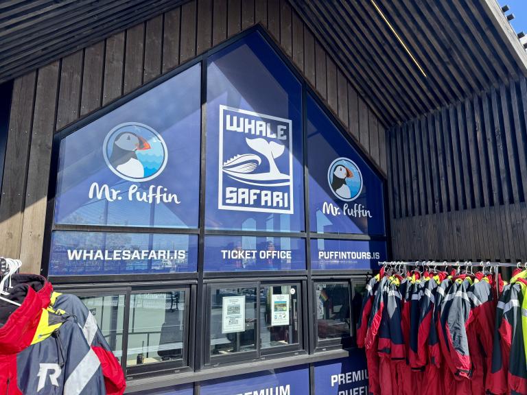 Close up of our Ticket Office