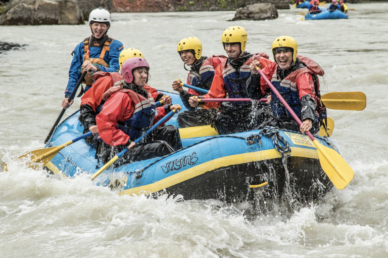 family river rafting